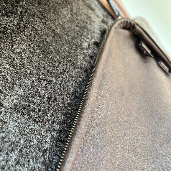 Vintage Le Chateau leather aviator jacket - Picture 5 of 7